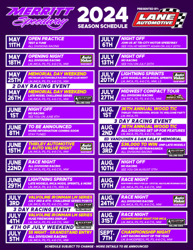 Merritt Speedway Schedule Merritt Speedway